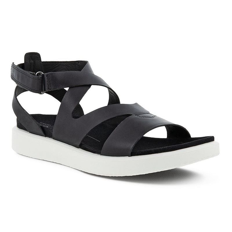 Women Ecco Flowt W - Sandals Black - India FOAPCH279